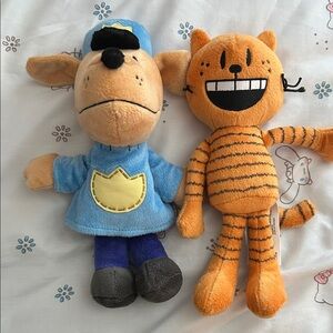 Dogman and Catman Stuffed Toys - Set of 2